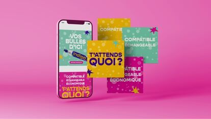 Visuels et images Facebook, Instagram et Google pour le volet numérique de la campagne de sensibilisation. Agence de pub Montreal. 